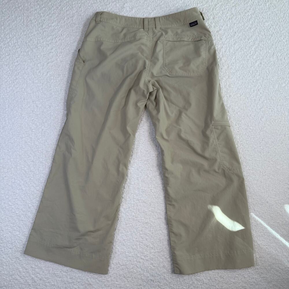 Patagonia Women's Crop Wide Leg Hiking Pants Size 2 Nylon Capri Outdoors Utility - Picture 9 of 11